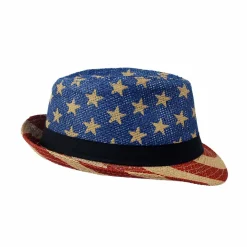 American Flag Mesh Fedora (EACH)