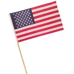 American Flags - Cloth USA Made 6" x 9.5" (DZ)