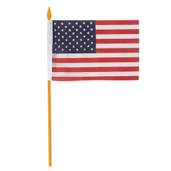 American Flags - Poly 4" x 6" (Import) (DZ)