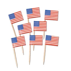 American Flag Toothpicks 2.5" (50 PACK)