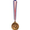 Award Medal On Ribbon - Bronze 4" (EACH)