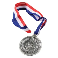Award Medal On Ribbon - Silver 2