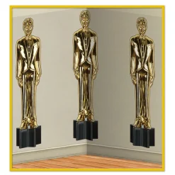 Awards Night Statuettes Backdrop 4' x 30' (EACH)