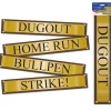 Baseball Street Sign Cutouts 24" (4 PACK)