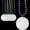 Beads - Blank Medallion 7mm Assortment 33" (DZ)