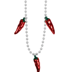 Beads - Chili Peppers 36" (DZ)