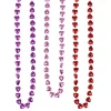 Beads - Hearts 12mm Assortment 48" (DZ)