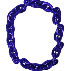 Beads - Jumbo Blue Chain Links 33" (EACH)