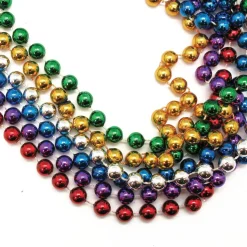 Beads - Round 12mm Assortment 48" (DZ)
