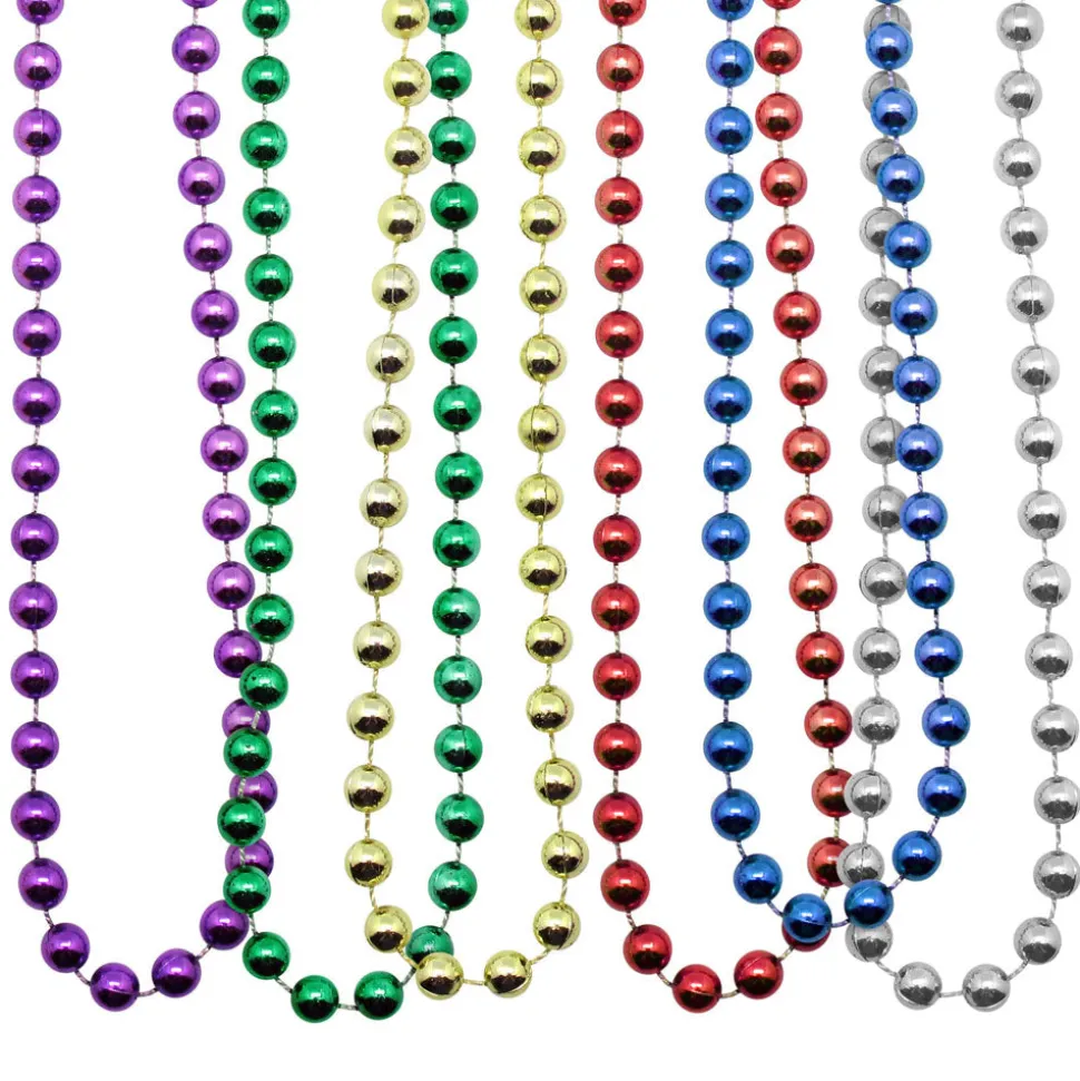 Beads - Round 10mm Assortment 48" (120 PACK)