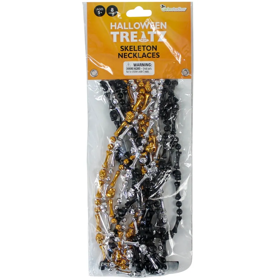 Beads - Skull and Bones Assortment 32" (8 PACK)