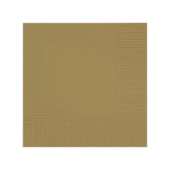 Beverage Napkins - Gold 5" (40 PACK)