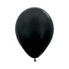 Black Pearlized Latex Balloons 5" (100 PACK)