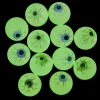 Bouncy Balls - Glow In The Dark Eyeballs 1.25" (DZ)