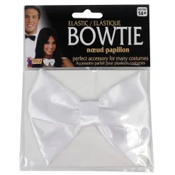 Bow Tie White With Elastic (EACH)