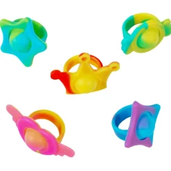 Bubble Popper Ring Assortment 1.25" - 2" (100 PACK)