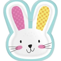 Bunny Shaped Plates 10.5" (8 PACK)