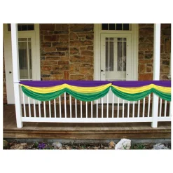 Bunting - Mardi Gras 5' (EACH)