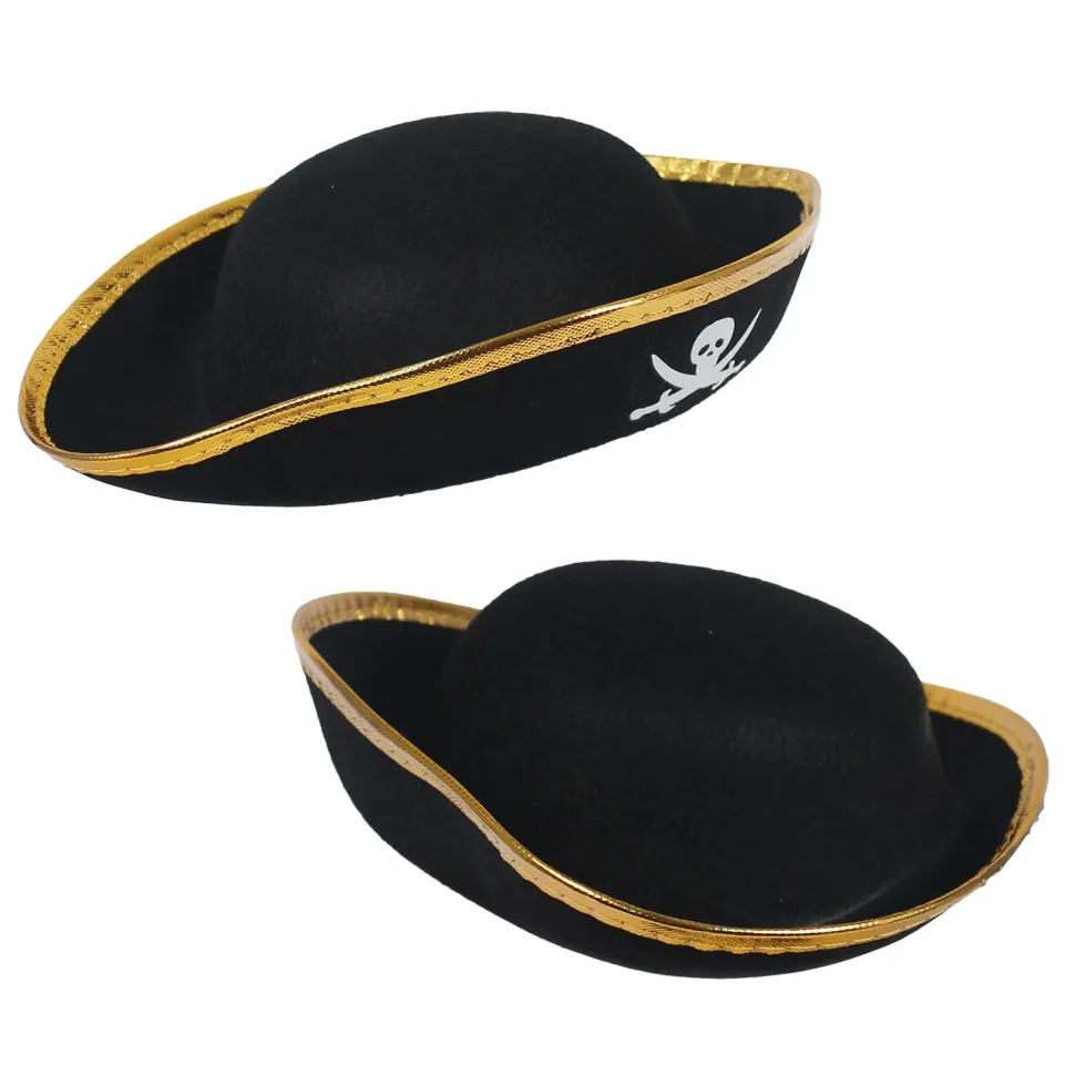 Child Size Felt Pirate Hat (EACH)