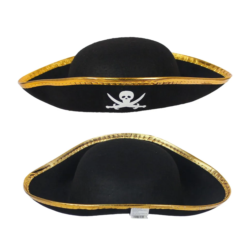 Child Size Felt Pirate Hat (EACH)