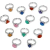 Child Size Silver Plated Plastic Movie Star Ring Assortment (144 PACK)