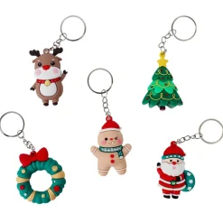Christmas Keychain Assortment 2"-2.25" (100 PACK)