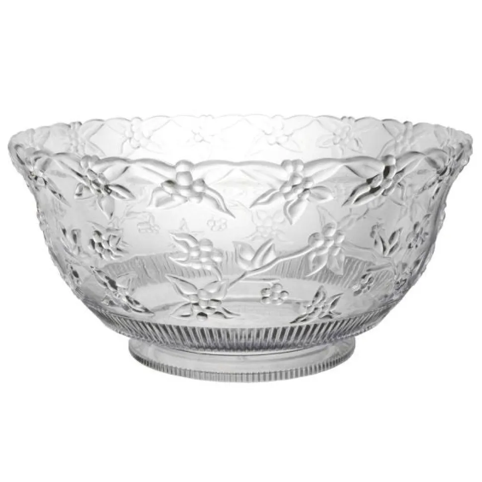 Clear Embossed Punch Bowl 12 Quart (EACH)