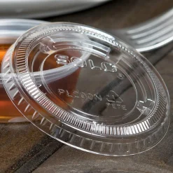 Clear Portion Container Lids - Jello Shot Lids (125 PACK)