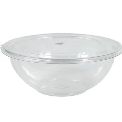Clear Soft Plastic Serving Bowl Lid 160 oz (EACH)