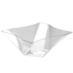 Clear Twist Square Serving Bowl 81 oz (EACH)