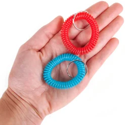 Coil Bracelet Keychain Assortment 2.5" (DZ)