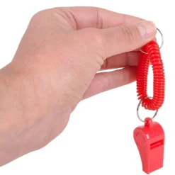 Coiled Bracelet Whistle Keychain Assortment (DZ)