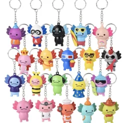Collectible Axolotl Keychain Assortment 1.5" (20 PACK)