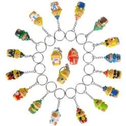 Collectible Ducky Keychain Assortment 1.5" (20 PACK)