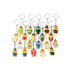 Collectible Ducky Keychain Assortment 1.5" (20 PACK)