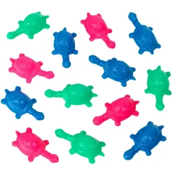Colorful Plastic Turtle Assortment 2.25" (144 PACK)