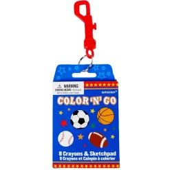 Color 'N' Go Crayons and Sketchpad (EACH)
