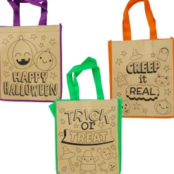 Color Your Own Halloween Tote Bag Assorted 10