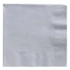 Dinner Napkins - Silver 8" (40 PACK)
