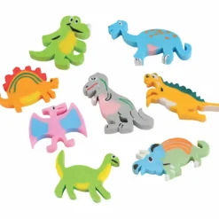Dinosaur Erasers 1.5" to 2" (DZ)