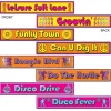 Disco Street Signs 24" (4 PACK)