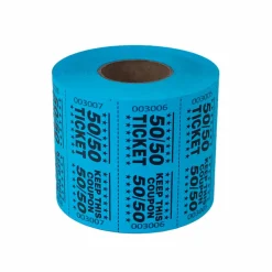 Double Roll 50/50 Tickets - Blue 1000 Roll (EACH)