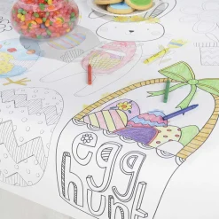 Easter Kids Coloring Table Cover 48" x 36" (EACH)