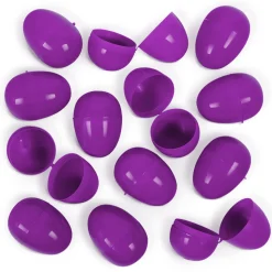Empty Plastic Easter Eggs - Purple 2-1/3" (100 PACK)