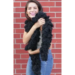 Featherless Boa - Black 72" (EACH)