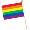 Flag - Rainbow 4" x 6" Rayon (EACH)
