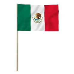 Flag 4" x 6" Cloth - Mexico (DZ)