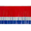 Float Drape - Red White Blue Vinyl Fringe 15" x 10' (EACH)