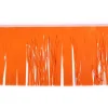 Float Drape - Vinyl Fringed 15" x 10' Orange (EACH)