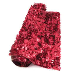 Float Sheeting - Metallic Floral 36" x 15' Red (EACH)